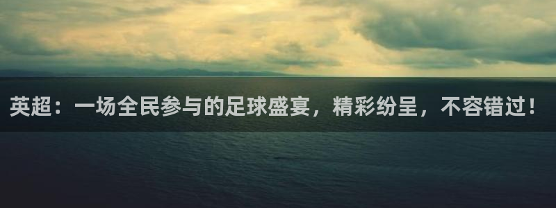 英超：一场全民参与的足球盛宴，精彩纷呈，不容错过！